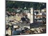 Old Town Including Town Hall, Seen from Castle Hill, Unesco World Heritage Site, Lviv, Ukraine-Christian Kober-Mounted Photographic Print