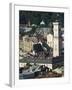 Old Town Including Town Hall, Seen from Castle Hill, Unesco World Heritage Site, Lviv, Ukraine-Christian Kober-Framed Photographic Print