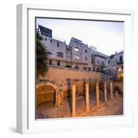 Old Town, Jewish Quarter, the Ruins of the Roman Cardo Maximus-Massimo Borchi-Framed Photographic Print