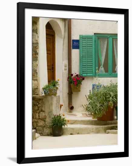 Old Town, Krk, Croatia-Russell Young-Framed Photographic Print