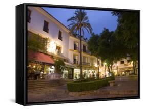 Old Town, Marbella, Malaga, Andalucia, Spain, Europe-Marco Cristofori-Framed Stretched Canvas