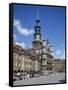 Old Town Market Place in Poznan on the River Warta, the Polish Capital Until Mid 11th C, Poland-Tovy Adina-Framed Stretched Canvas