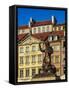 Old Town Market Place, The Warsaw Mermaid, Warsaw, Masovian Voivodeship, Poland, Europe-Karol Kozlowski-Framed Stretched Canvas