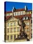 Old Town Market Place, The Warsaw Mermaid, Warsaw, Masovian Voivodeship, Poland, Europe-Karol Kozlowski-Stretched Canvas