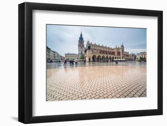 Old Town of Cracow with Sukiennice Landmark, Poland-Patryk Kosmider-Framed Photographic Print