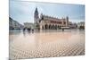 Old Town of Cracow with Sukiennice Landmark, Poland-Patryk Kosmider-Mounted Photographic Print