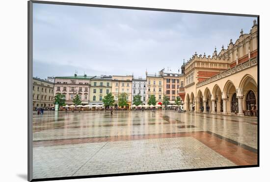 Old Town of Cracow with Sukiennice Landmark, Poland-Patryk Kosmider-Mounted Photographic Print