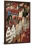 Old Town of Gdansk, Gdansk, Pomerania, Poland, Europe-Hans-Peter Merten-Framed Premium Photographic Print