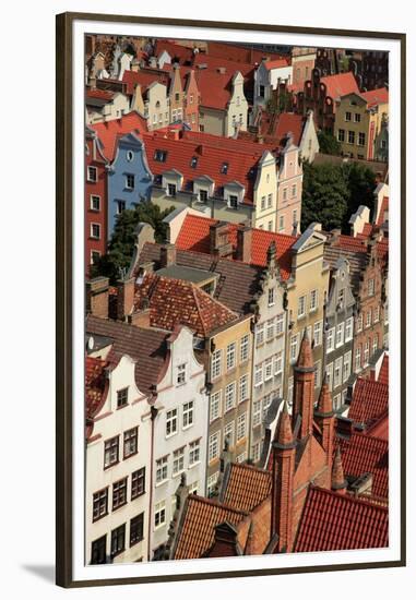 Old Town of Gdansk, Gdansk, Pomerania, Poland, Europe-Hans-Peter Merten-Framed Premium Photographic Print