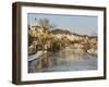 Old Town of Horb and the Frozen River Neckar, Neckartal (Neckar Valley), Baden-Wurttemberg, Germany-Jochen Schlenker-Framed Photographic Print