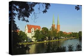 Old Town of Lubeck, UNESCO World Heritage Site, Schleswig-Holstein, Germany, Europe-Jochen Schlenker-Stretched Canvas