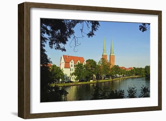 Old Town of Lubeck, UNESCO World Heritage Site, Schleswig-Holstein, Germany, Europe-Jochen Schlenker-Framed Photographic Print