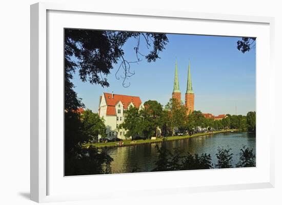 Old Town of Lubeck, UNESCO World Heritage Site, Schleswig-Holstein, Germany, Europe-Jochen Schlenker-Framed Photographic Print