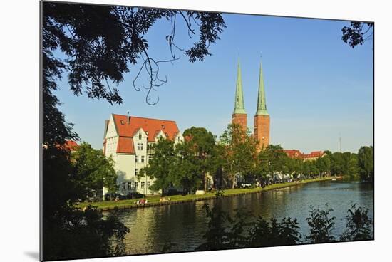 Old Town of Lubeck, UNESCO World Heritage Site, Schleswig-Holstein, Germany, Europe-Jochen Schlenker-Mounted Photographic Print