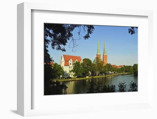 Old Town of Lubeck, UNESCO World Heritage Site, Schleswig-Holstein, Germany, Europe-Jochen Schlenker-Framed Photographic Print