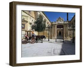 Old Town of Mdina, Malta, Mediterranean, Europe-Hans Peter Merten-Framed Photographic Print