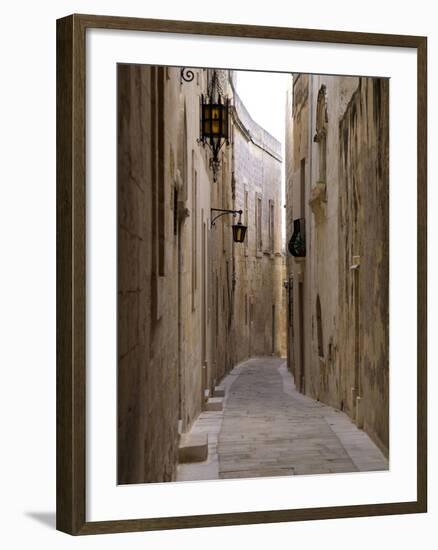 Old Town of Mdina, Malta, Mediterranean, Europe-Hans Peter Merten-Framed Photographic Print