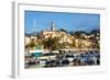 Old Town of Menton and Marina-Peter Groenendijk-Framed Photographic Print