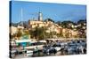 Old Town of Menton and Marina-Peter Groenendijk-Stretched Canvas