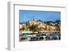 Old Town of Menton and Marina-Peter Groenendijk-Framed Photographic Print