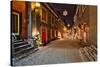 Old town of Quebec City Canada-null-Stretched Canvas