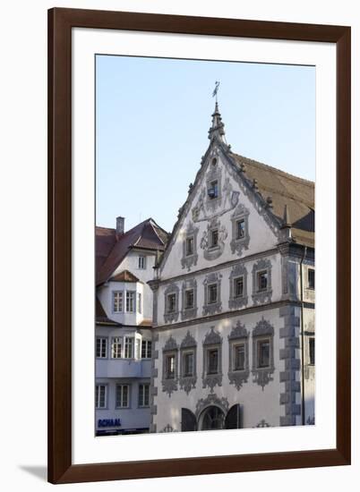 Old Town of Ravensburg, Leather House and Seelhaus, Baden-Wurttemberg, Germany-Ernst Wrba-Framed Photographic Print