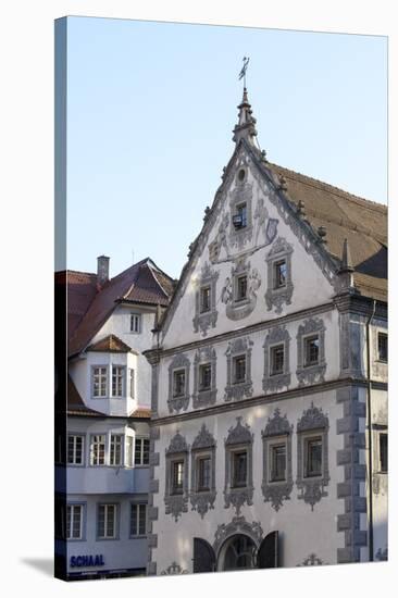 Old Town of Ravensburg, Leather House and Seelhaus, Baden-Wurttemberg, Germany-Ernst Wrba-Stretched Canvas