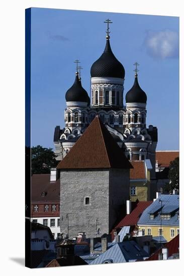 Old Town of Tallinn-null-Stretched Canvas