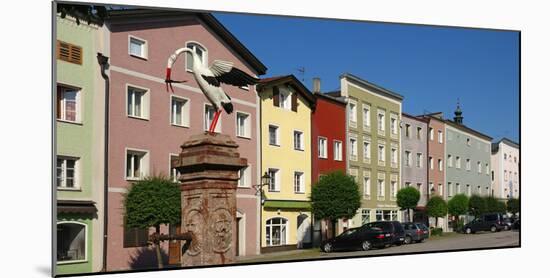 Old town of Tittmoning, Upper Bavaria, Germany, Europe-Hans-Peter Merten-Mounted Photographic Print