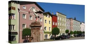 Old town of Tittmoning, Upper Bavaria, Germany, Europe-Hans-Peter Merten-Stretched Canvas