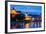 Old Town of Torun at Night, Kuyavia-Pomerania, Poland-phbcz-Framed Photographic Print