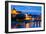 Old Town of Torun at Night, Kuyavia-Pomerania, Poland-phbcz-Framed Photographic Print