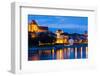 Old Town of Torun at Night, Kuyavia-Pomerania, Poland-phbcz-Framed Photographic Print