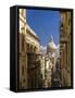 Old town of Valletta on Malta with dome of the Carmelite's church-enricocacciafotografie-Framed Stretched Canvas