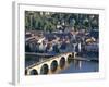 Old Town, Old Bridge and River Neckar, Heidelberg, Baden-Wurttemberg, Germany-Hans Peter Merten-Framed Photographic Print