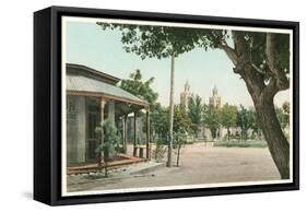 Old Town Plaza, Albuquerque, New Mexico-null-Framed Stretched Canvas