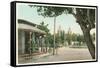 Old Town Plaza, Albuquerque, New Mexico-null-Framed Stretched Canvas