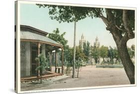 Old Town Plaza, Albuquerque, New Mexico-null-Stretched Canvas