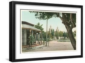 Old Town Plaza, Albuquerque, New Mexico-null-Framed Art Print