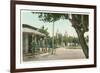 Old Town Plaza, Albuquerque, New Mexico-null-Framed Art Print