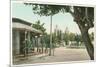 Old Town Plaza, Albuquerque, New Mexico-null-Mounted Art Print