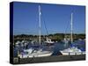 Old Town Quay, Lymington, Hampshire, England, United Kingdom, Europe-David Hughes-Stretched Canvas