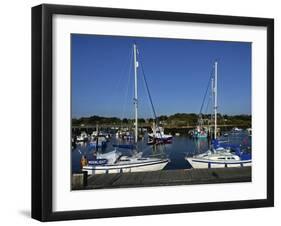 Old Town Quay, Lymington, Hampshire, England, United Kingdom, Europe-David Hughes-Framed Photographic Print