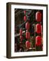 Old Town red lanterns outside restaurants, Xinhua Jie Street, Lijiang, Yunnan Province, China-Walter Bibikow-Framed Photographic Print