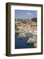 Old Town Rooftops, UNESCO World Heritage Site, Dubrovnik, Dalmatian Coast, Croatia, Europe-Frank Fell-Framed Photographic Print