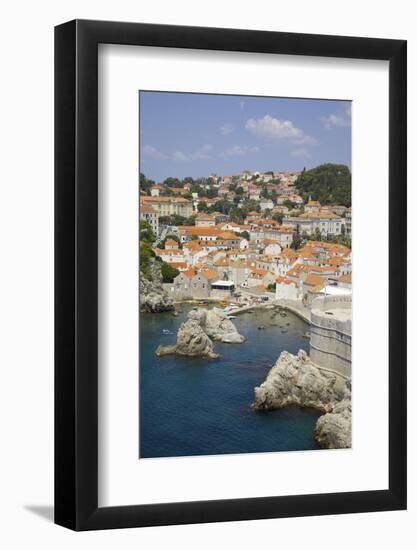 Old Town Rooftops, UNESCO World Heritage Site, Dubrovnik, Dalmatian Coast, Croatia, Europe-Frank Fell-Framed Photographic Print