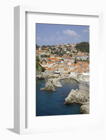 Old Town Rooftops, UNESCO World Heritage Site, Dubrovnik, Dalmatian Coast, Croatia, Europe-Frank Fell-Framed Photographic Print