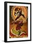 Old Town - San Diego, California - Day of the Dead-Lantern Press-Framed Art Print