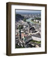 Old Town Seen From Fortress Hohensalzburg, Salzburg, Austria, Europe-Jochen Schlenker-Framed Photographic Print