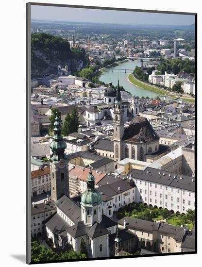 Old Town Seen From Fortress Hohensalzburg, Salzburg, Austria, Europe-Jochen Schlenker-Mounted Photographic Print